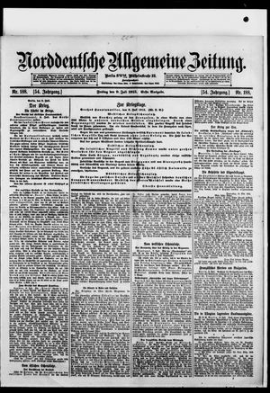 Norddeutsche allgemeine Zeitung vom 09.07.1915