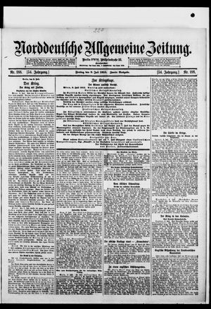 Norddeutsche allgemeine Zeitung vom 09.07.1915