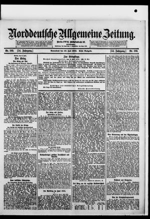 Norddeutsche allgemeine Zeitung vom 10.07.1915