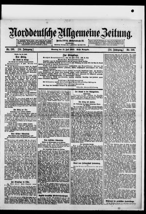 Norddeutsche allgemeine Zeitung on Jul 11, 1915