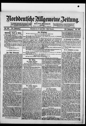 Norddeutsche allgemeine Zeitung vom 17.07.1915