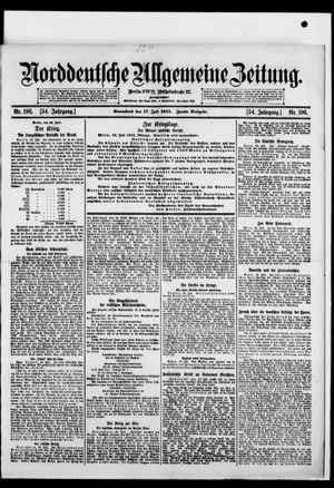 Norddeutsche allgemeine Zeitung vom 17.07.1915