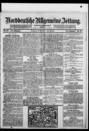 Norddeutsche allgemeine Zeitung vom 18.07.1915
