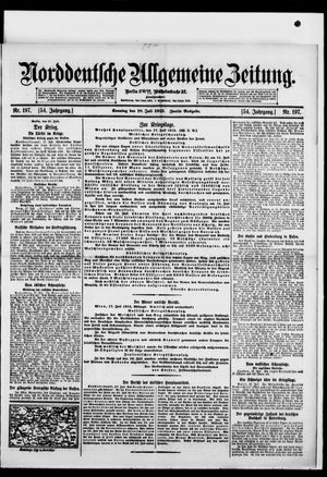 Norddeutsche allgemeine Zeitung vom 18.07.1915