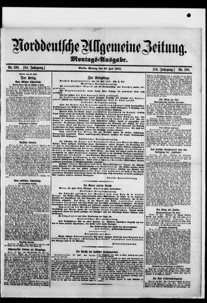 Norddeutsche allgemeine Zeitung vom 19.07.1915