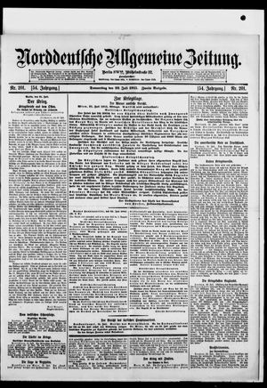 Norddeutsche allgemeine Zeitung vom 22.07.1915