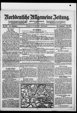 Norddeutsche allgemeine Zeitung vom 24.07.1915