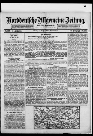 Norddeutsche allgemeine Zeitung vom 27.07.1915