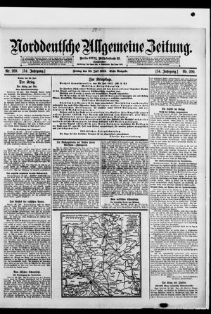 Norddeutsche allgemeine Zeitung vom 30.07.1915