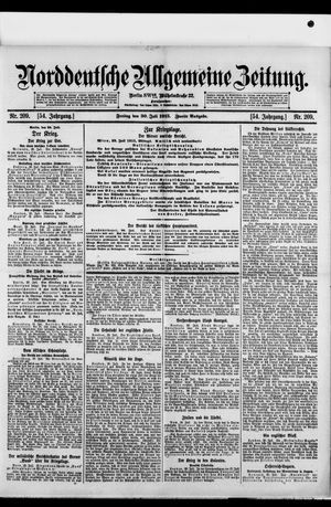Norddeutsche allgemeine Zeitung vom 30.07.1915