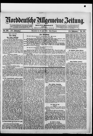 Norddeutsche allgemeine Zeitung vom 31.07.1915