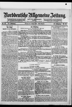 Norddeutsche allgemeine Zeitung vom 01.08.1915
