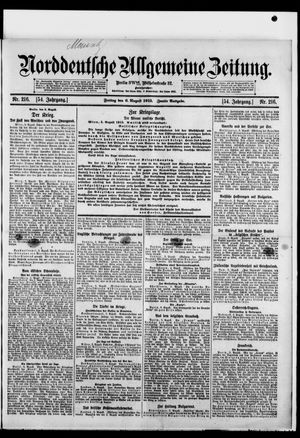 Norddeutsche allgemeine Zeitung vom 06.08.1915