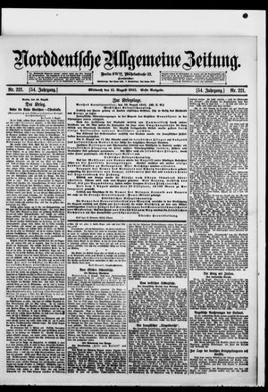 Norddeutsche allgemeine Zeitung vom 11.08.1915