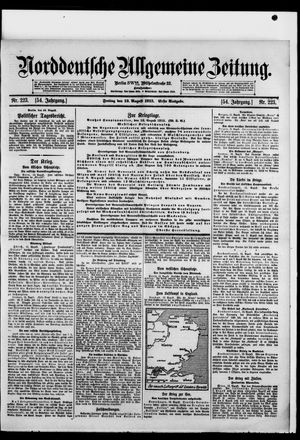 Norddeutsche allgemeine Zeitung vom 13.08.1915