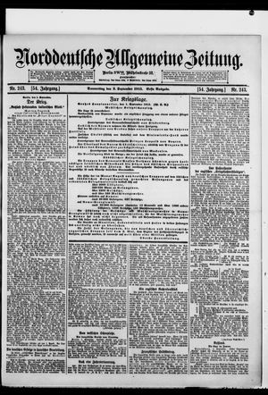 Norddeutsche allgemeine Zeitung on Sep 2, 1915