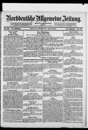 Norddeutsche allgemeine Zeitung vom 05.09.1915