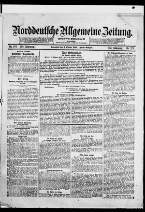 Norddeutsche allgemeine Zeitung vom 02.10.1915