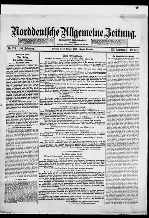 Norddeutsche allgemeine Zeitung vom 03.10.1915