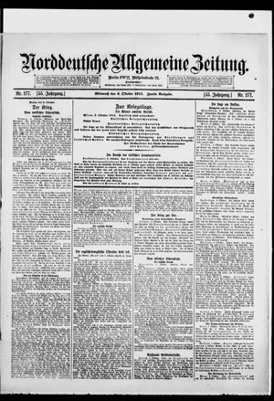 Norddeutsche allgemeine Zeitung vom 06.10.1915