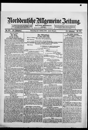 Norddeutsche allgemeine Zeitung vom 07.10.1915
