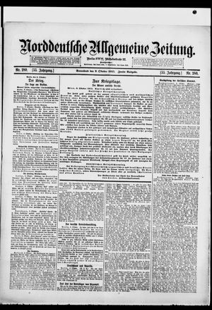 Norddeutsche allgemeine Zeitung vom 09.10.1915