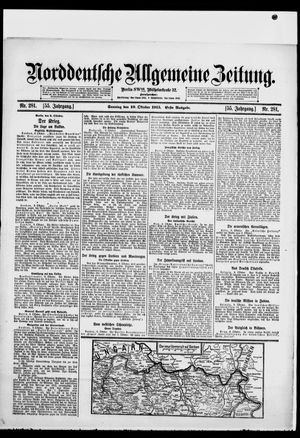 Norddeutsche allgemeine Zeitung vom 10.10.1915
