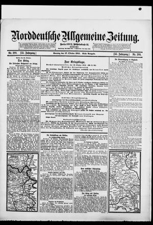 Norddeutsche allgemeine Zeitung vom 17.10.1915