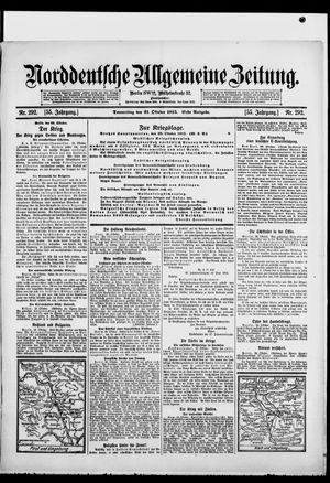 Norddeutsche allgemeine Zeitung vom 21.10.1915
