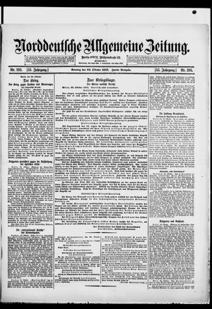 Norddeutsche allgemeine Zeitung vom 24.10.1915