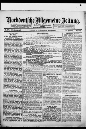 Norddeutsche allgemeine Zeitung vom 28.10.1915