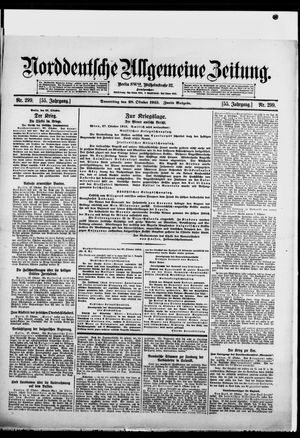 Norddeutsche allgemeine Zeitung vom 28.10.1915