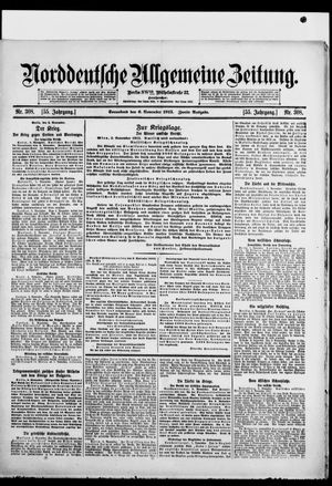 Norddeutsche allgemeine Zeitung vom 06.11.1915