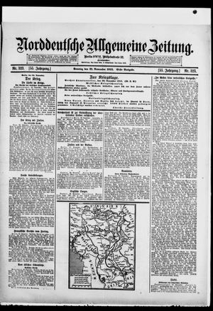 Norddeutsche allgemeine Zeitung vom 21.11.1915