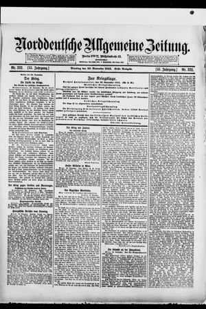 Norddeutsche allgemeine Zeitung vom 30.11.1915