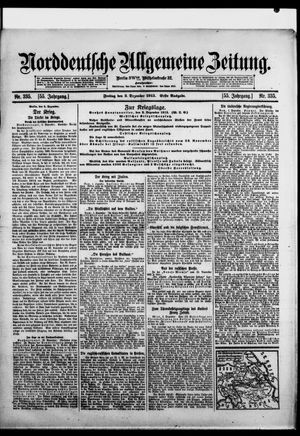 Norddeutsche allgemeine Zeitung vom 03.12.1915