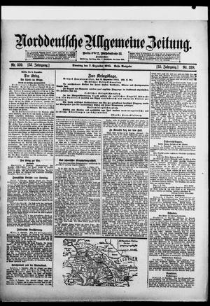 Norddeutsche allgemeine Zeitung vom 07.12.1915