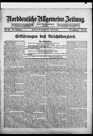 Norddeutsche allgemeine Zeitung vom 10.12.1915