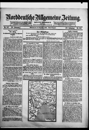 Norddeutsche allgemeine Zeitung vom 15.12.1915