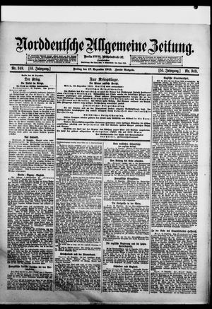 Norddeutsche allgemeine Zeitung vom 17.12.1915