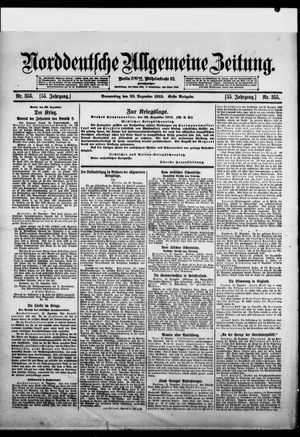 Norddeutsche allgemeine Zeitung vom 23.12.1915