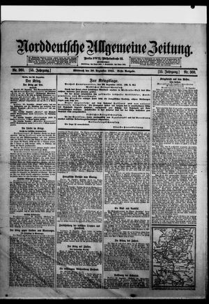 Norddeutsche allgemeine Zeitung vom 29.12.1915