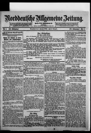 Norddeutsche allgemeine Zeitung vom 01.01.1916