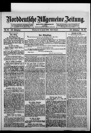 Norddeutsche allgemeine Zeitung vom 11.01.1916
