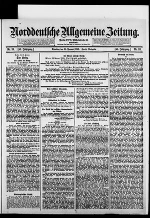 Norddeutsche allgemeine Zeitung on Jan 11, 1916