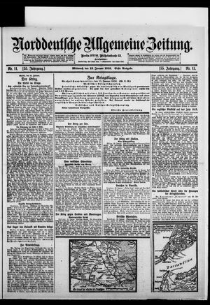 Norddeutsche allgemeine Zeitung vom 12.01.1916