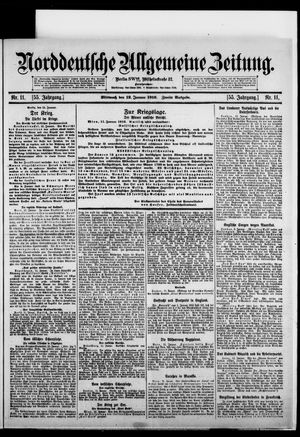 Norddeutsche allgemeine Zeitung vom 12.01.1916