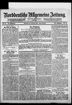 Norddeutsche allgemeine Zeitung vom 15.01.1916