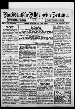 Norddeutsche allgemeine Zeitung vom 22.01.1916