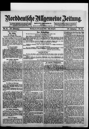 Norddeutsche allgemeine Zeitung on Jan 25, 1916